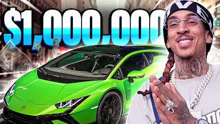 I Spent 1M in Lamborghini Young Adz DBlock Europe [upl. by Bubb]