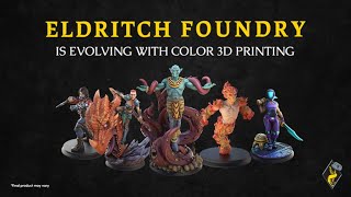 A Kickstarter Project We Love Eldritch Foundry Color 3D Printed Miniatures [upl. by Ras]