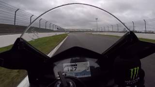 When you think you are fastand then Valentino Rossi pass you like a boss WET and COLD track [upl. by Deehahs766]