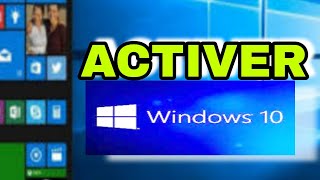 Comment activer Windows 10 [upl. by Sirtimid]