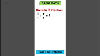 How to Divide a Fraction by a Fraction😎 ShortVideo Maths tutor mathtrick learning [upl. by Allac]