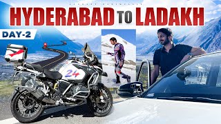 Hyderabad To Ladakh  Day 2  Bmw 1250 Gsa  Sandeep Nadimpalli  Telugu [upl. by Ellenor]