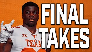 Fasusi to Oklahoma  Texas Longhorns Scrimmage  FINAL TAKES FRIDAY [upl. by Akiehsal]