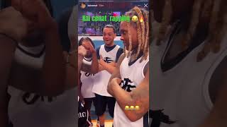 Kai Cenat Rapping With Lil Durk🔥🔥🔥😂😂 rap lildurk funny confidence sh [upl. by Aroon875]