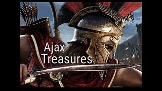 Assassins Creed Odyssey Location  Ajax Military Camp  Loot Treasure and Kill Leader [upl. by Nemrak]