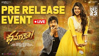 Dhamaka PreRelease Event LIVE  Ravi Teja  Sreeleela  Thrinadha Rao Nakkina  Bheems Ceciroleo [upl. by Nolra]