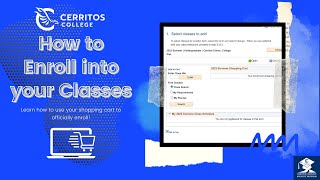 Cerritos College How to Enroll into your classes [upl. by Sausa986]