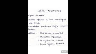 Lobar pneumonia part 1 Microbiology mbbs [upl. by Rovelli]