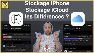 Stockage iPhone  Stockage iCloud les Différences [upl. by Jasmin]