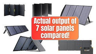 Best solar panel  7 portable solar panels tested and compared [upl. by Aneela]