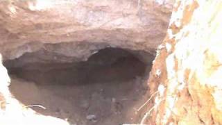 Digging Out the Entrance to an Abandoned Gold Mine Near Pine Valley CA [upl. by Gerita]