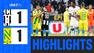 ANGERS SCO  FC NANTES 11  5ème journée  Ligue 1 McDonalds 2425 [upl. by Afatsom]