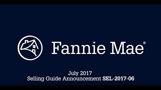 Fannie Mae Selling Guide amp DU 101 Executive Overview [upl. by Eiaj]