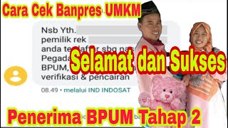 BPUM Tahap 2 Cair Login eformbricoid dan Cek Penerima BLT UMKM Online 2020 cara cek bantuan umkm [upl. by Arihaz]