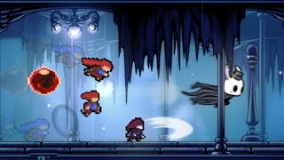 Hollow Knight  Speedrunner vs 4 Hunters from Celeste [upl. by Aliekat597]