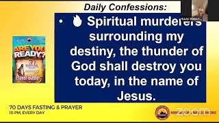 70 DAYS PRAYER amp FASTING 2024  SECTION 7 DAY 6  MFM Riverdale 100924 [upl. by Spanos622]