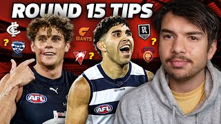 Round 15 AFL Tips  Predictions 2024 [upl. by Nauqed]