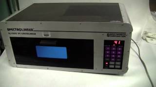 Spectronics Spectrolinker XL1500 UV Crosslinker [upl. by Ahsima]