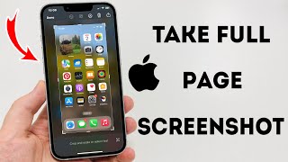 How To Take Full Page Screenshot On iPhone  Full Guide [upl. by Silenay894]