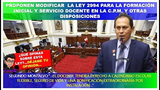 😱🔴Proponen seguro de vidabonificación de instalación y flexibilidad en el horario para docentes [upl. by Hospers]