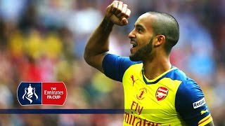 Arsenals road to Wembley  Goals amp Highlights [upl. by Droffilc]