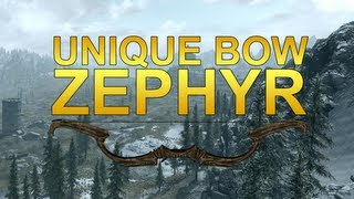 Skyrim How to Get Zephyr Unique Bow [upl. by Nalda]