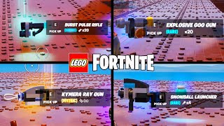 quotNew Weaponsquot First Look LEGO Fortnite Island [upl. by Hofstetter]