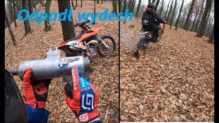 Enduro 20 odpadł wydechnowa osoba w ekipie sx 85kx 125 [upl. by Alleinad327]