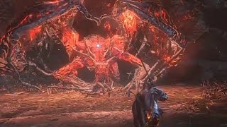 DARK SOULS III  Pelea contra Demonio Adolorido y Demonio de las Profundidades [upl. by Darrell]