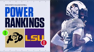 College Football Power Rankings Week 10 Colorado INTO TOP 25 Alabama ahead of 2 undefeated teams [upl. by Eak]