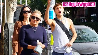 Dua Lipa Anwar amp Yolanda Hadid Get Frustrated amp Yell At Paparazzi While On A Walk Through New York [upl. by Mikael]