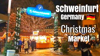 Schweinfurt Germany Christmas market 2022 Weihnachtsmarkt germany 2022German christmas market 2022 [upl. by Masuh]