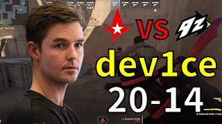 CS2 Astralis dev1ce VS 9z Dust2 POV 2014  Aug 10 2024 cs2 csgo [upl. by Irfan901]