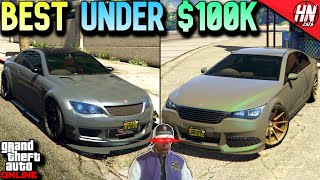 Top 10 BEST CARS For UNDER 100000 In GTA Online [upl. by Nodnorb]