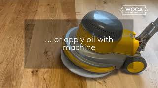 Oiling of wooden floors [upl. by Platus419]