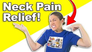 Top 3 Neck Pain Relief Stretches [upl. by Neelrad]