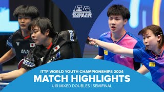 SakaiTakamori vs HuangZong  U19 XDSF  ITTF World Youth Championships 2024 [upl. by Sherlocke221]