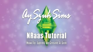 Sims 3 Tutorial  NRaas Master Controller  How To Speed Up CAS amp More [upl. by Axel272]