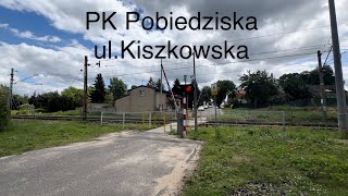 SSP Pobiedziska ulKiszkowska  Polish railroad crossing [upl. by Pickett487]