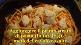 Video Ricetta Pasta e Cavolo al Forno alla Siciliana Cucinando per Caso e per Passione Em [upl. by Kittie]