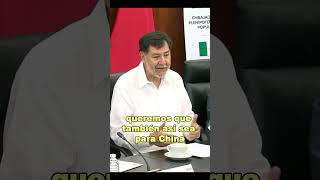 Noroña habla de la relación México  China en reunión con Embajador Chino en nuestro país [upl. by Renie]