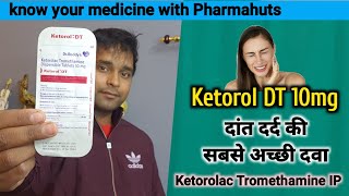 Katorol DT Tablets  ketorolac tromethamine tablets ip 10mg  Katorol dt tablets uses amp Side effects [upl. by Rodmun338]