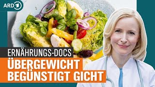 Gicht Schmerzhafte Gefahr bei Übergewicht und purinreicher Ernährung  Die ErnährungsDocs  NDR [upl. by Novj414]