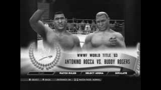 Buddy Rogers vs Antonino Rocca New WWWF Title 2k14 [upl. by Akehsar]