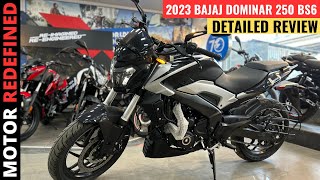 2023 Bajaj Dominar 250 BS6 Detailed Review  Price Mileage Features amp Exhaust Sound [upl. by Nerraj728]