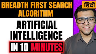 Breadth First Search  BFS  in artificial intelligence  With Algorithm  🔥🔥 [upl. by Roderick141]