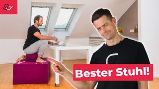 DIESER Bürostuhl macht dich GESUND und FIT  paleo chair  Gesund Sitzen [upl. by Brebner]