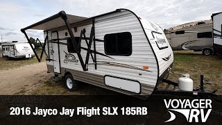 2016 Jayco Jay Flight SLX 185RB Travel Trailer Video Tour  Voyager RV Centre [upl. by Bronez]