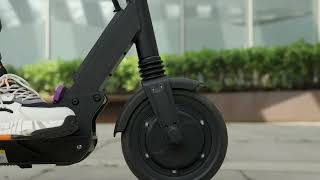 EVERCROSS EV08E Electric Scooter with 8quot Solid Tires amp 350W Motor Up to 19 Mph amp 20 Miles [upl. by Ahsitruc69]