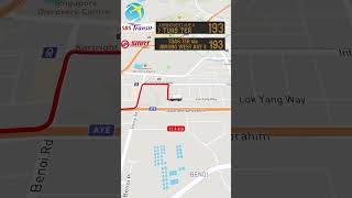 SBSTSMRT Svc 193 Route Hyperlapse bus singapore sbstransit smrt sgbus [upl. by Adiana245]